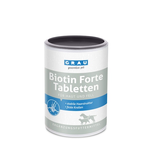 grau Biotin-Forte Tabletten Nahrungsergänzung