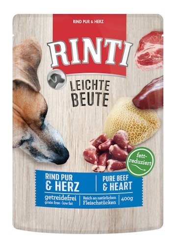 RINTI Leichte Beute 400g Frischebeutel Hundenassfutter