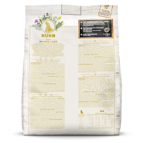 WILDES LAND Katze Huhn