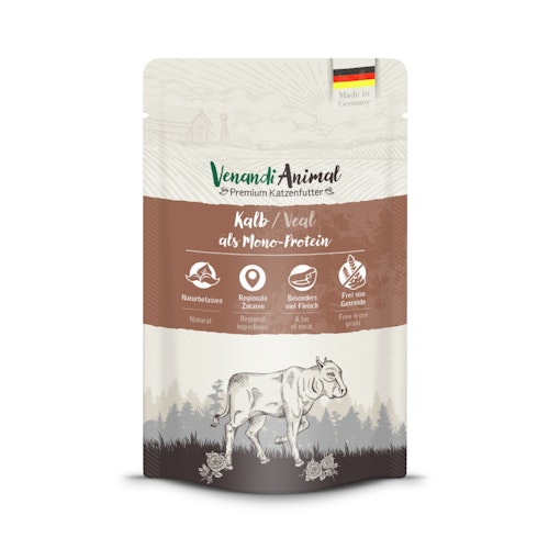 Venandi Animal Monoprotein 125g Katzennassfutter