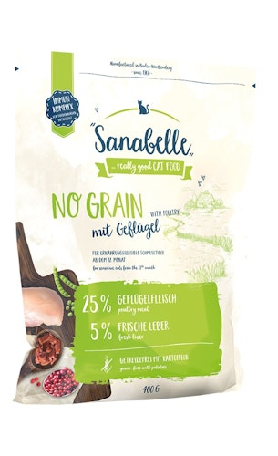 Sanabelle No Grain mit Geflügel Katzentrockenfutter