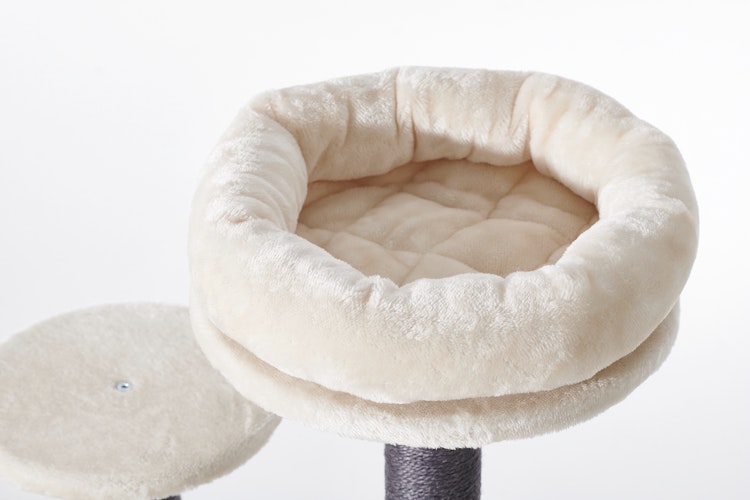 NOBBY Kratzbaum Classic "DONACO" cream; 48 x 48 x 116 cm