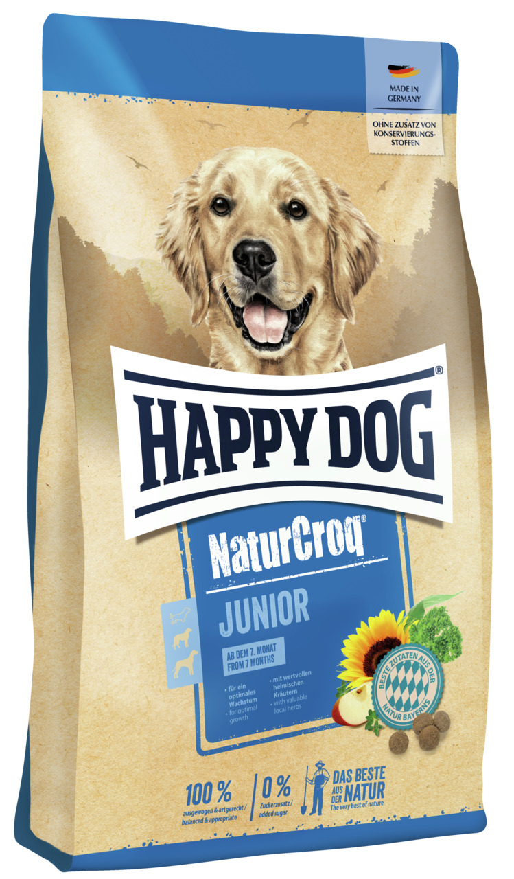 HAPPY DOG NaturCroq Junior Hundetrockenfutter