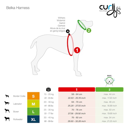 curli Belka Harness braun Hundegeschirr