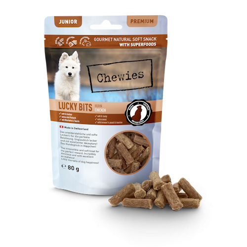 Chewies Lucky Bits Huhn Junior 80g