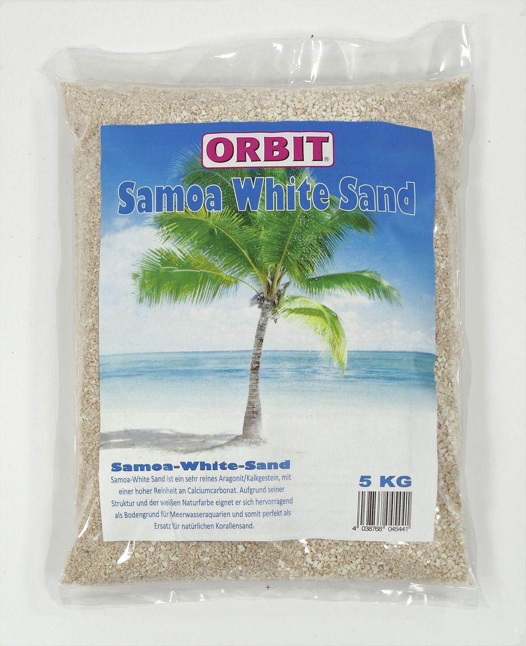 Orbit Samoa-White-Sand, 5 Kilogramm Aquarienbodengrund