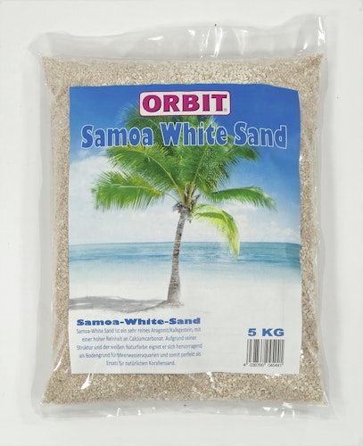 Orbit Samoa-White-Sand, 5 Kilogramm Aquarienbodengrund