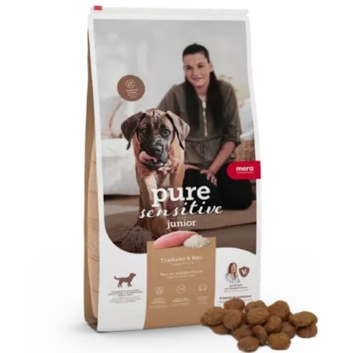 Mera Dog PURE Sensitive Junior Truthahn/Reis Hundetrockenfutter