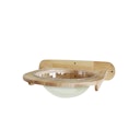 Vorschaubild NOBBY Wandelement Mulde "SAM" cream 48 x 46,5 x 15 cm