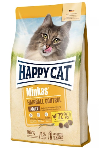 HAPPY CAT Minkas Hairball Control Geflügel Katzentrockenfutter