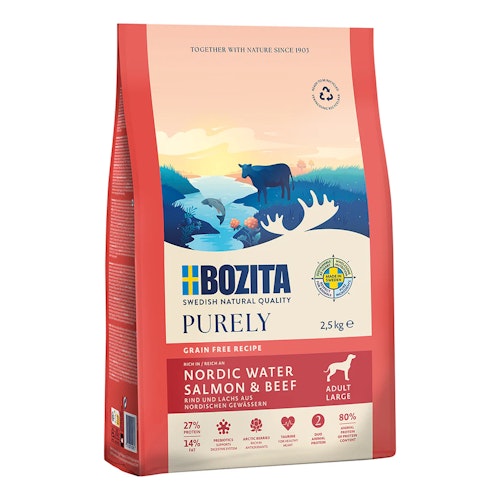 Bozita 2,5kg Purely Adult Groß Lachs&Rin