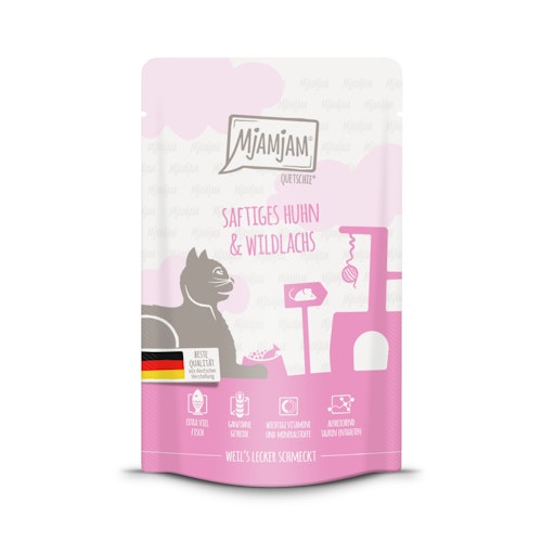 MJAMJAM Quetschies 125g Beutel Katzennassfutter