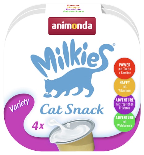 animonda Milkies Kapseln 4 x 15g Multipack Katzensnack