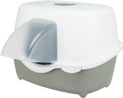 Outdoor Katzentoilette Davio Top, mit Haube, 56 × 39 × 39 cm, salbei/weiß