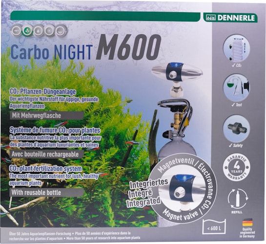DENNERLE CO2 Pflanzen-Dünge-Set Carbo Night CO2 Anlage