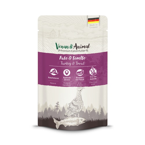 Venandi Animal 125 Gramm Katzennassfutter