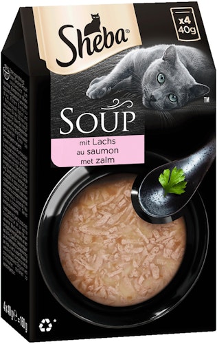 Sheba Soup Multipack 4x40 Gramm Katzennassfutter