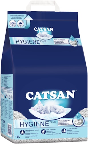 Catsan Hygiene Plus Streu 18l
