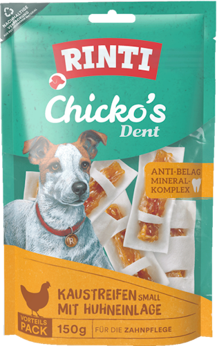 RINTI Chicko Dent Kausticks 150g Hundesnacks