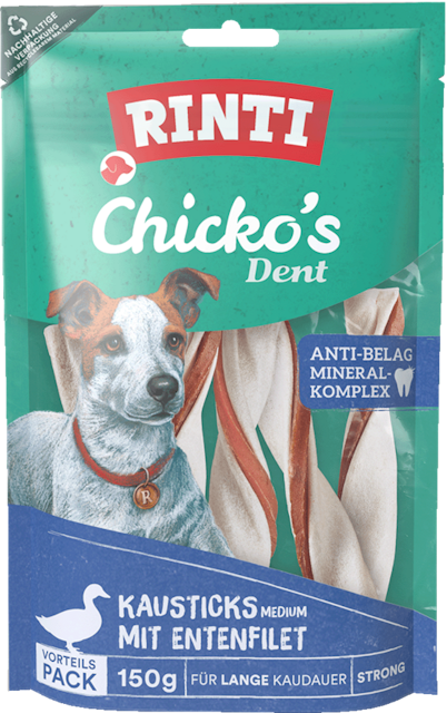 RINTI Chicko Dent Kausticks 150g HundesnacksVorschaubild