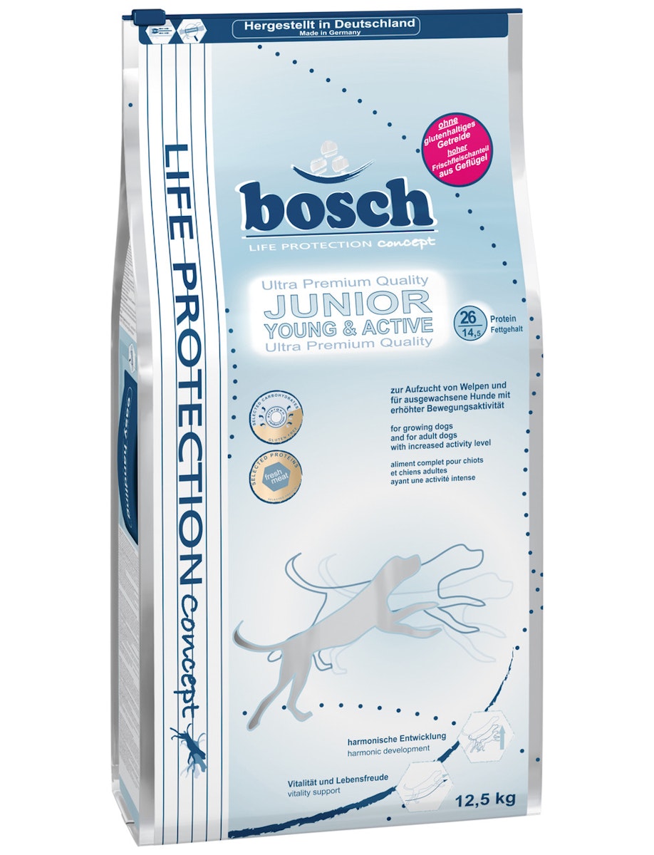 bosch LPC Junior Young & Active Hundetrockenfutter 12,5 Kilogramm
