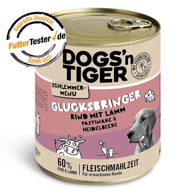 Dogs'n Tiger 800g Dose HundenassfutterVorschaubild