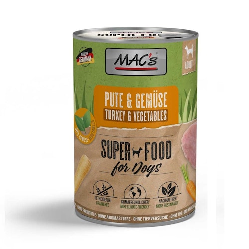 MAC's Pute&Gemüse Hundenassfutter
