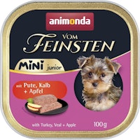 animonda Vom Feinsten Junior Mini Schale 100g Hundenassfutter