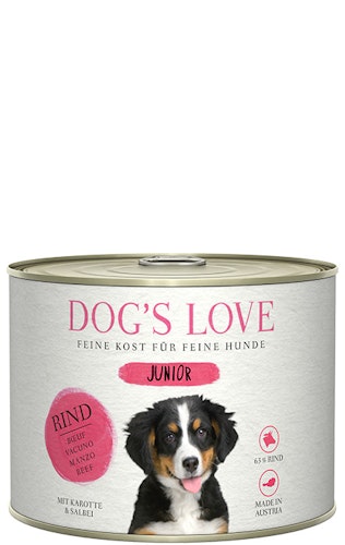Dog's Love Junior 200g Dose Hundenassfutter