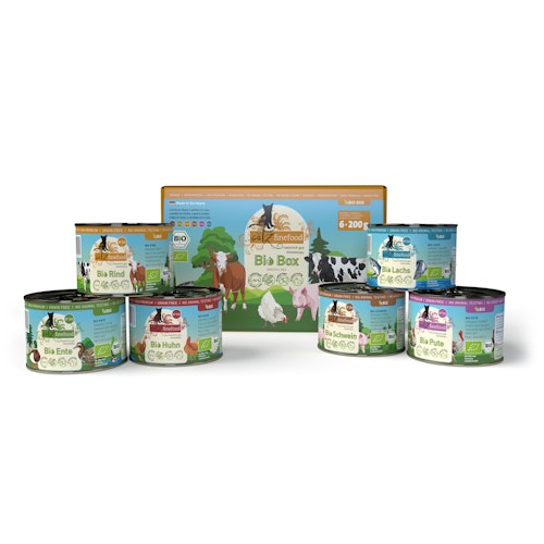 catz finefood Bio No.503-513 6x200g Multipack Katzennassfutter
