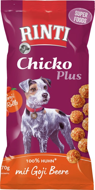 RINTI Chicko Plus Superfoods Huhn 70 Gramm HundesnackVorschaubild