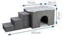 Vorschaubild TRIXIE -Höhle Harvey mit Treppe