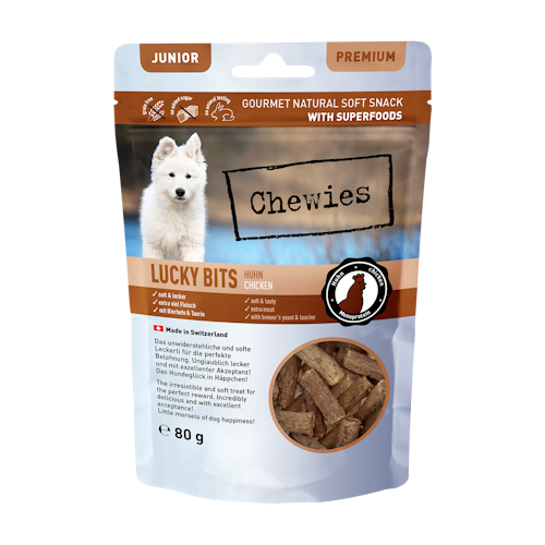 Chewies Lucky Bits Huhn Junior 80g