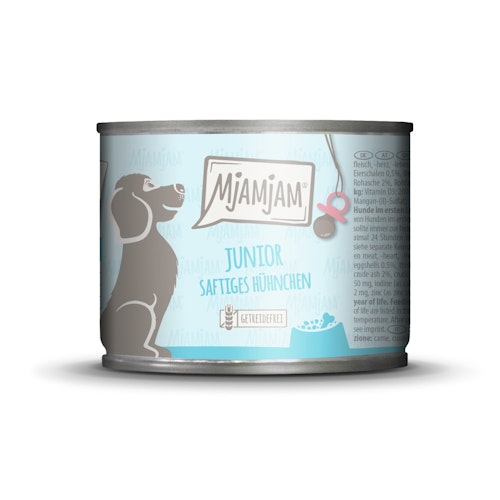 MJAMJAM Leckere Mahlzeit Junior 200g Dose Hundenassfutter