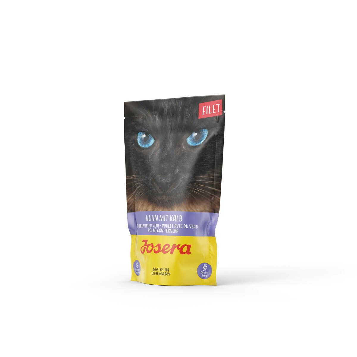 Josera Filet 70g Katzennassfutter 16 x 70 Gramm Huhn mit Kalb