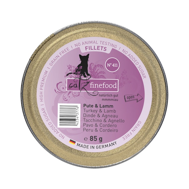 catz finefood Fillets in Jelly 85 Gramm Schale KatzennassfutterVorschaubild