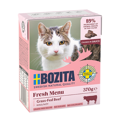 Bozita Häppchen in Soße 370 Gramm Katzennassfutter