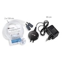 Vorschaubild HiPumps Nano Piezo Luftpumpe Zweikanal schwarz (2x13 L/h)