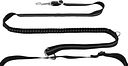 Vorschaubild TRIXIE Jogginggurt mit Leine, Gurt: 70–130 cm/23 cm,  Leine: 1,15–1,50 m/20 mm, grau/schwarz