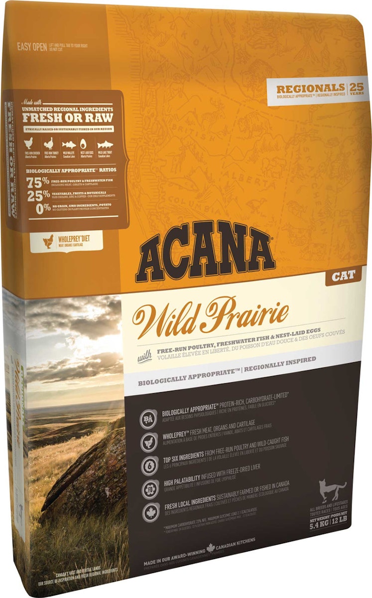 ACANA Regionals Wild Prairie Katzentrockenfutter 1,8 Kilogramm