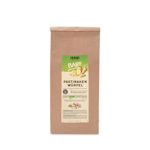 grau Pastinaken Würfel Nahrungsergänzung