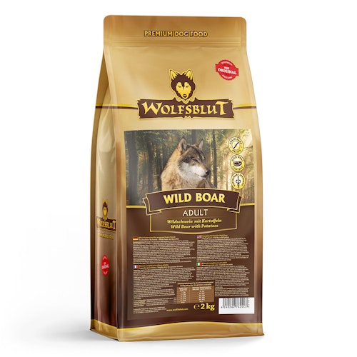 WOLFSBLUT Wild Boar Wildschwein mit Kartoffeln Hundetrockenfutter