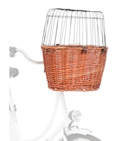 TRIXIE Front-Fahrradkorb, 44 × 48 × 33 cm, natur