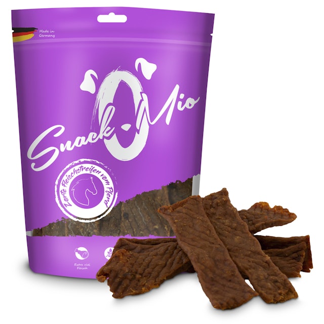 SnackOMio Fleischstreifen 125 Gramm HundesnackVorschaubild