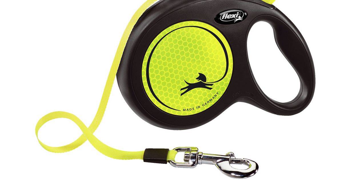 Flexi Giant M Roll-Leine 8m – Schwarz-grau Mit Neon-gelb, Gurtleine Für Hunde Bis 25 Kg Flexi Giant M Roll-Leine 8m – Schwarz-grau Mit Neon-gelb, Gurtleine Für Hunde Bis 25 Kg