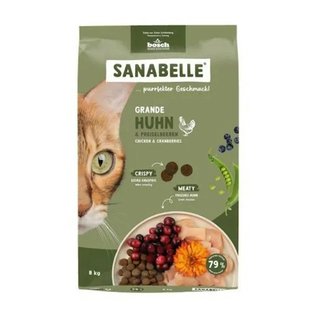 Sanabelle 8kg Grande Huhn Katzentrockenfutter
