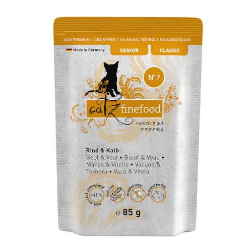 Catz finefood Senior 85 Gramm Katzennassfutter