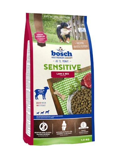bosch Sensitive Lamm & Reis Hundetrockenfutter