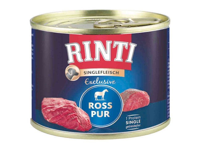 RINTI Singlefleisch Exclusive 185g Dose Hundenassfutter