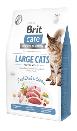 Brit Care Fresh Duck&Chicken getreidefrei Large Cats Katzentrockenfutter